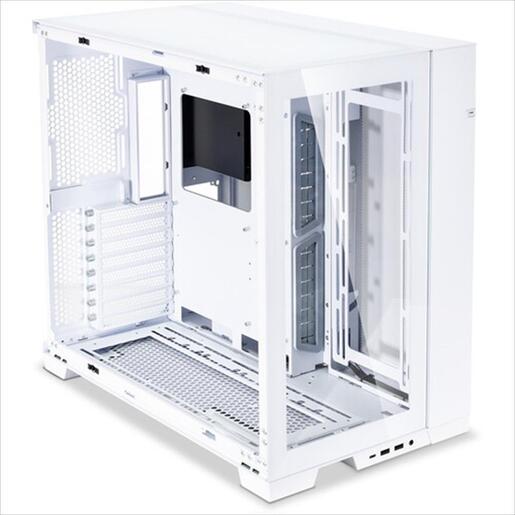 CASE LIAN LI E-ATX O11 DYNAMIC EVO Mid-Tower w/2x Tempered glass, ARGB Front strip, White, O11DEW