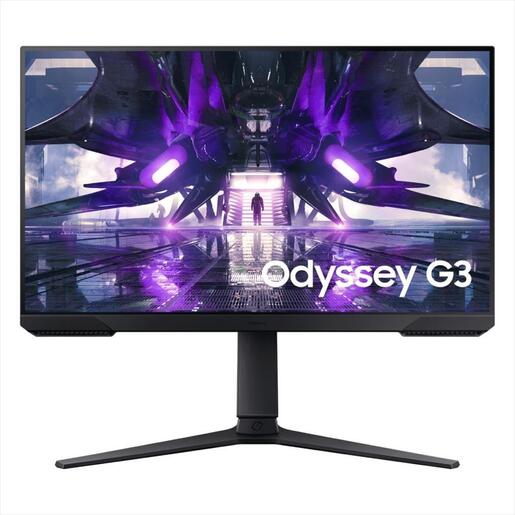MONITOR 24" SAMSUNG ODYSSEY G3 S24AG304NRX, 144Hz, 1ms, 1920x1080, DP, HDMI, VA 16:9, PIVOT, FreeSync Premium, Black