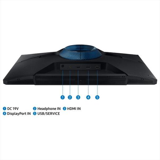 MONITOR 24" SAMSUNG ODYSSEY G3 S24AG304NRX, 144Hz, 1ms, 1920x1080, DP, HDMI, VA 16:9, PIVOT, FreeSync Premium, Black