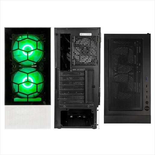 CASE KOLINK ATX OBSERVATORY MX Glass ARGB w/Tempered glass, 2x140mm, 3x120mm UMBRA A-RGB fan, black/white