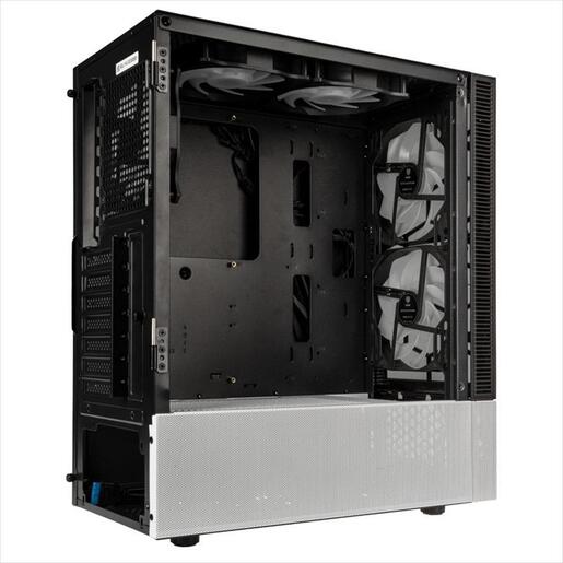 CASE KOLINK ATX OBSERVATORY MX Glass ARGB w/Tempered glass, 2x140mm, 3x120mm UMBRA A-RGB fan, black/white