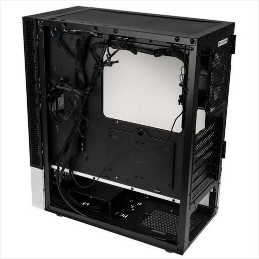 CASE KOLINK ATX OBSERVATORY MX Glass ARGB w/Tempered glass, 2x140mm, 3x120mm UMBRA A-RGB fan, black/white