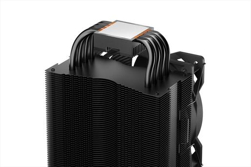 COOLERS CPU BE QUIET! PURE ROCK 2 BLACK, 4 heatpipes 6mm, Pure Wings 2 120mm PWM fan, TDP 150W, BK007