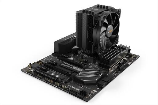 COOLERS CPU BE QUIET! PURE ROCK 2 BLACK, 4 heatpipes 6mm, Pure Wings 2 120mm PWM fan, TDP 150W, BK007
