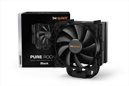 COOLERS CPU BE QUIET! PURE ROCK 2 BLACK, 4 heatpipes 6mm, Pure Wings 2 120mm PWM fan, TDP 150W, BK007