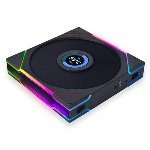 COOLERS CASE FAN 140mm LIAN LI UNI FAN TL LCD 140 A-RGB 1600 RPM PWM, Black, 14TLLCD1B