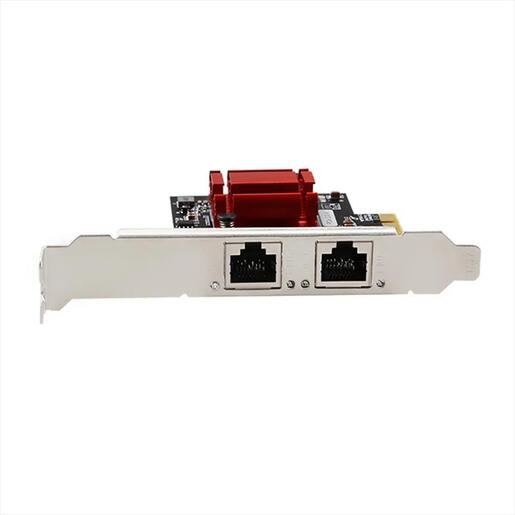 NET LAN PCIe 10/100/1000Mbs 2port server, DIEWU TXA094, Chipset: Intel 82575 & 6, LP