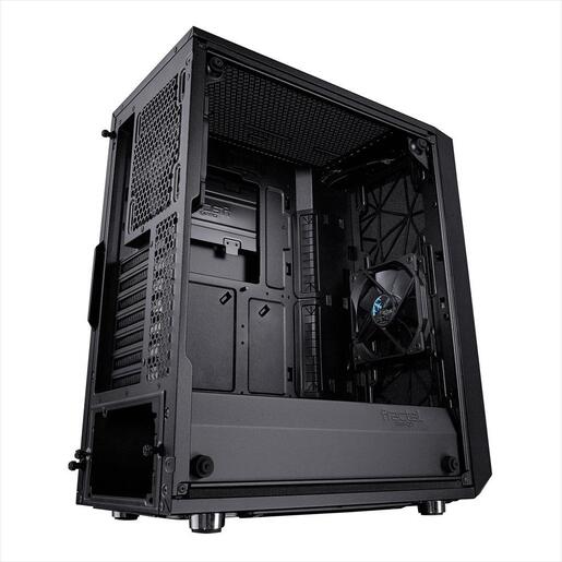 CASE FRACTAL DESIGN ATX Mid-Tower MESHIFY C, 2x120mm Dynamic X2 GP-12 3-pin fans, w/WINDOW, Front Mesh, Black, FD-CA-MESH-C-BKO-TG