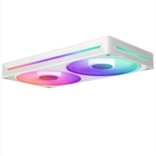 COOLERS CASE FAN 240mm NZXT F240 SINGLE FRAME RGB CORE White PWM, 2.400 RPM, RF-U24HF-W1