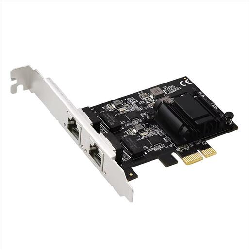 NET LAN PCIe 2.5Gbps 2port, DIEWU TXA192, Chipset: Realtek RT8125B
