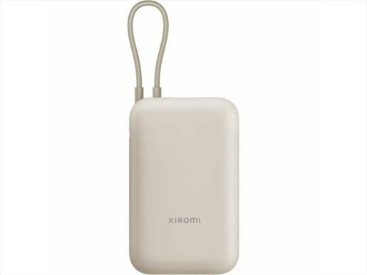 POWER BANK XIAOMI 10000mAh 22.5W w/Integrated Cable USB-C+USB-A tan, BHR9072GL