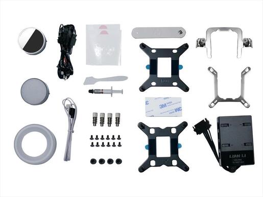 COOLERS CPU AIO LIAN LI GALAHAD II TRINITY SL-INF 360 ARGB, 3x120mm PWM UNI FAN SL-INF ARGB, White, GA2T36INW