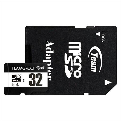 MEMORY CARD TEAM GROUP MICRO-SD 32GB C10 w/adapter, TUSDH32GCL10U03