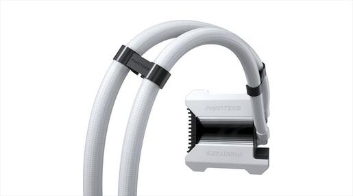 COOLERS CPU AIO PHANTEKS GLACIER ONE MPH, 2x120mm  PWM fans, White, PH-GO240MPH_DWT01
