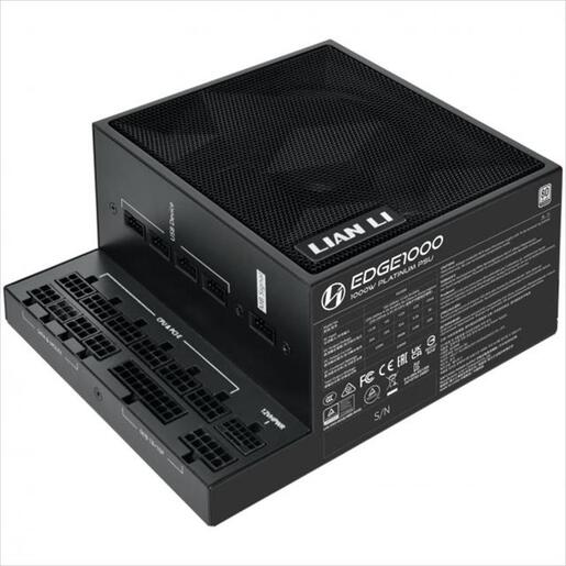 PSU 1000W LIAN LI EDGE EG1000  80+ PLATINUM, PCIe 5.1 (L-Shape, w/x4 USB 2.0 headers), FULL MODULAR Black