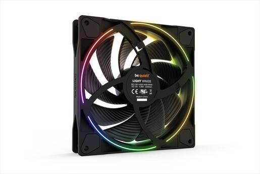 COOLERS CASE FAN 140mm BE QUIET! LIGHT WINGS PWM high-speed 2.200rpm ARGB, RIFLE BEARING, BL075