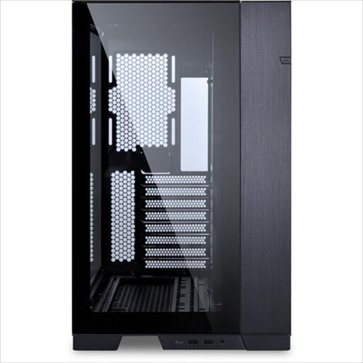 CASE LIAN LI E-ATX O11 DYNAMIC EVO Mid-Tower w/2x Tempered glass, ARGB Front strip, Black, O11DEX