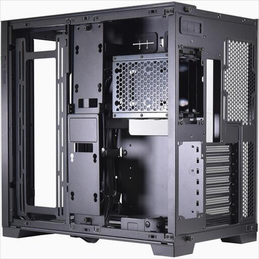 CASE LIAN LI E-ATX O11 DYNAMIC EVO Mid-Tower w/2x Tempered glass, ARGB Front strip, Black, O11DEX