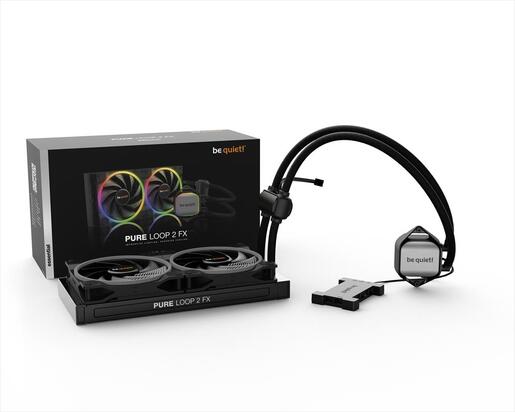 COOLERS CPU AIO BE QUIET! PURE LOOP 2 FX 280 2x140mm Light Wings ARGB PWM, w/REFFIL OPTION, ARGB LED on pump, w/ARGB HUB, BW014