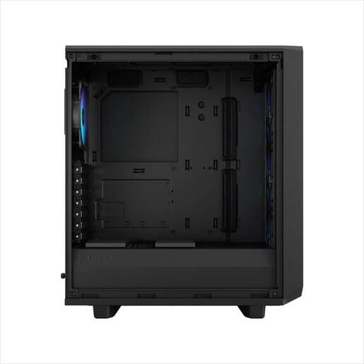 CASE FRACTAL DESIGN ATX Mid-Tower MESHIFY 2 COMPACT RGB, 4x120mm Aspect 12 RGB PWM fans,w/WINDOW, Black TG Light Tint, Front Mesh, FD-C-MES2C-06