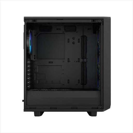 CASE FRACTAL DESIGN ATX Mid-Tower MESHIFY 2 COMPACT RGB, 4x120mm Aspect 12 RGB PWM fans,w/WINDOW, Black TG Light Tint, Front Mesh, FD-C-MES2C-06