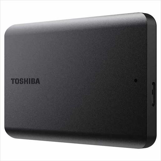 EXTERNAL HDD 2,5" 1TB USB 3.2 Gen 1 TOSHIBA CANVIO BASICS BLACK HDTB510EK3AA