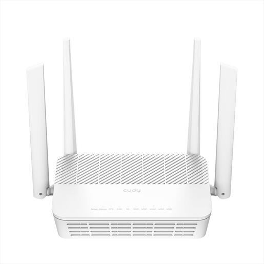 NET ROUTER WIRELESS DUAL BAND Wi-Fi 6 AX3000 CUDY WR3000S, w/4 antennas, 1x WAN 100/1000 port, 4x LAN 100/1000 ports
