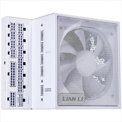 PSU 1300W LIAN LI EDGE EG1300  80+ PLATINUM, PCIe 5.1 (L-Shape, w/x4 USB 2.0 headers), FULL MODULAR White