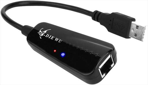 NET LAN USB 2.0 10/100, BLACK, TXA041, Chipset: RTL 8152