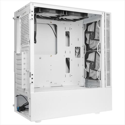 CASE KOLINK ATX OBSERVATORY MX Mesh ARGB w/Tempered glass, 2x140mm, 3x120mm UMBRA A-RGB fan, white