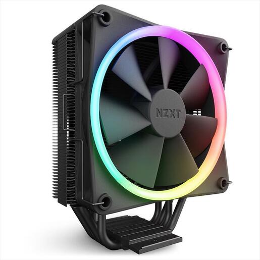 COOLERS CPU NZXT T120 RGB Black, 4 HEAT PIPES, RC-TR120-B1 AMD/INTEL