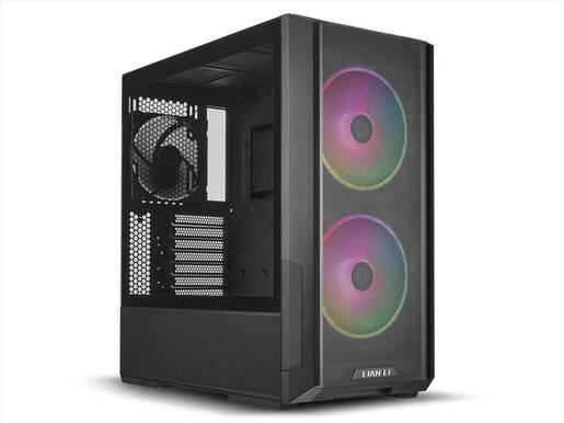 CASE LIAN LI E-ATX LANCOOL 216 RGB Mid-Tower w/ Tempered glass, Front 2x 160mm ARGB fans, Rear 1x 140mm PWM, Black, LANCOOL 216RX