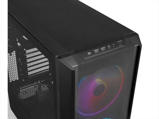 CASE LIAN LI E-ATX LANCOOL 216 RGB Mid-Tower w/ Tempered glass, Front 2x 160mm ARGB fans, Rear 1x 140mm PWM, Black, LANCOOL 216RX