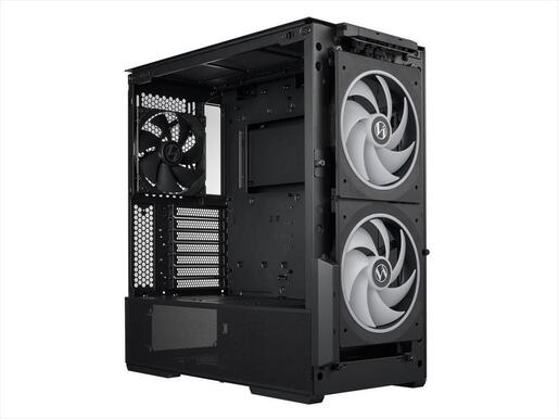 CASE LIAN LI E-ATX LANCOOL 216 RGB Mid-Tower w/ Tempered glass, Front 2x 160mm ARGB fans, Rear 1x 140mm PWM, Black, LANCOOL 216RX