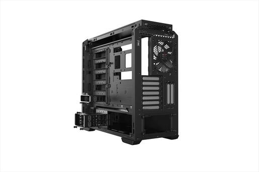 CASE BE QUIET! ATX Mid-Tower Silent Base 601, 2x140mm Pure Wings 2,Fan controller, Extra thick insulation mats, w/WINDOW, Black BGW26