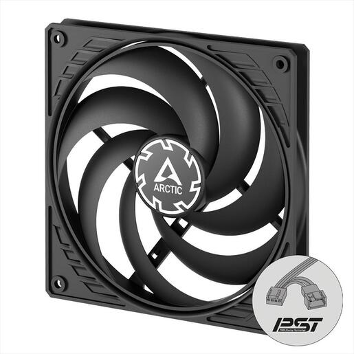 COOLERS CASE FAN 140mm ARCTIC P14 Slim PWM PST 1800 RPM 4-pin, BLACK ACFAN00268A
