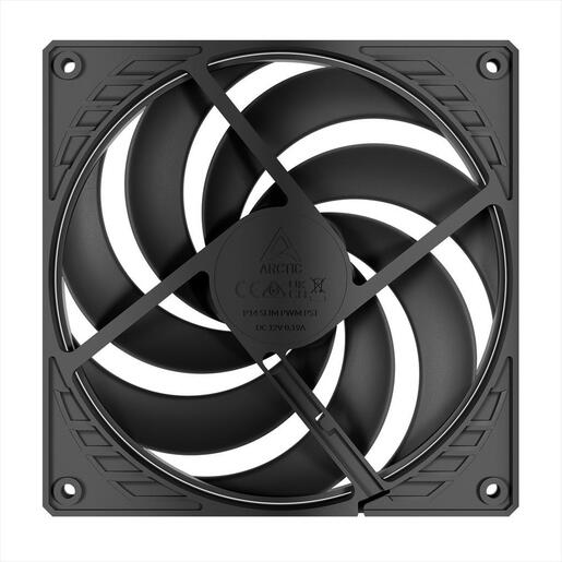 COOLERS CASE FAN 140mm ARCTIC P14 Slim PWM PST 1800 RPM 4-pin, BLACK ACFAN00268A