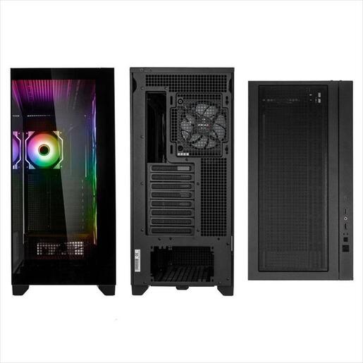 CASE KOLINK E-ATX Unity Arena ARGB Mid Tower Showcase w/Tempered glass, 4x120mm UMBRA PWM A-RGB fan, black