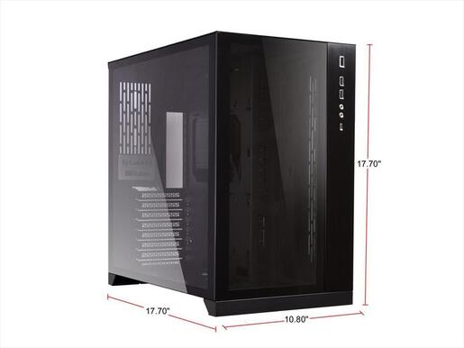 CASE LIAN LI E-ATX O11 DYNAMIC Mid-Tower w/2x Tempered glass, Black, PC-O11DX