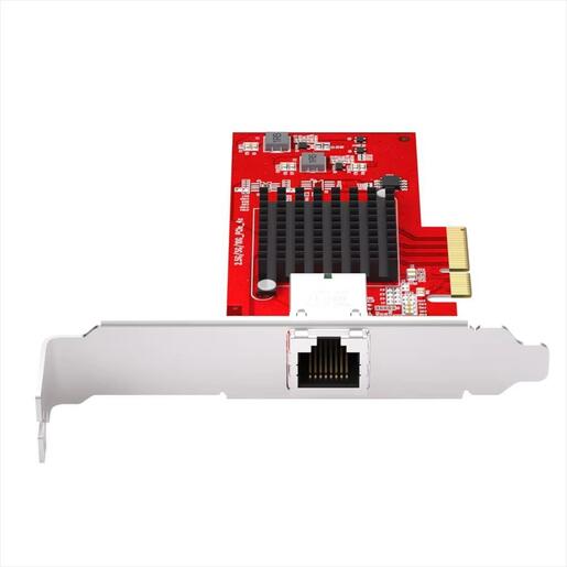 NET LAN PCIe 3.0, 10GbE/5GbE/2.5GbE/1GbE/100Mb, DIEWU TXA074, Chipset: Aquantia/ AQC107