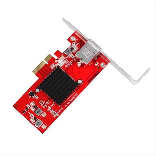 NET LAN PCIe 3.0, 10GbE/5GbE/2.5GbE/1GbE/100Mb, DIEWU TXA074, Chipset: Aquantia/ AQC107