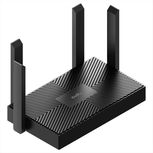 NET ROUTER WIRELESS DUAL BAND AX1500 CUDY WR1500 Wi-Fi 6, x1 10/100/1000 WAN port, x3 10/100/1000 LAN ports, 4x antenas