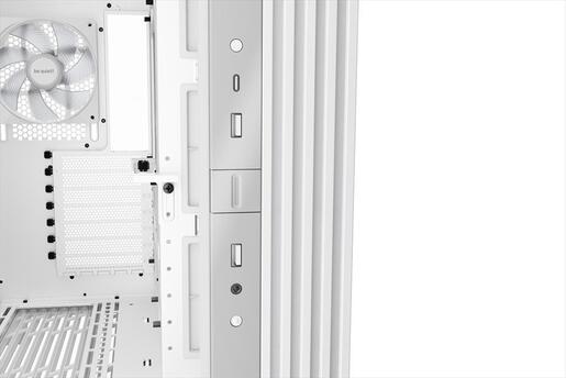 CASE BE QUIET! ATX Mid-Tower Light Base 600 DX, w/2x Tempered glass, ARGB LED strips and 2 hubs, inverted layout, White BGW66