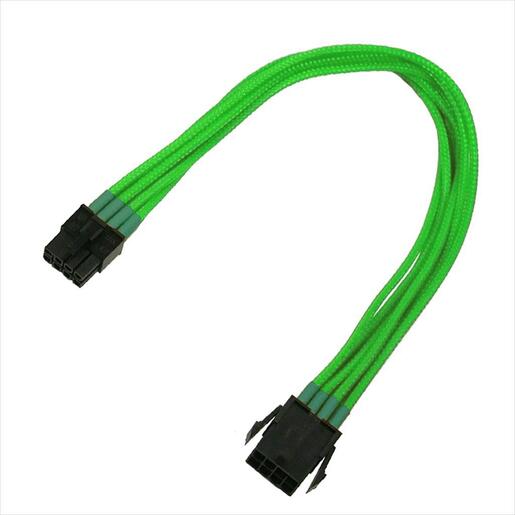 EXTENSION PSU NANOXIA PCI-E 8-pin 30cm NEON GREEN, NX8PE3ENG