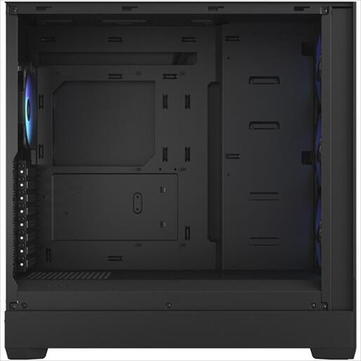 CASE FRACTAL DESIGN E-ATX Mid-Tower Pop XL Air RGB Black, 4x120mm Aspect 12 RGB, w/WINDOW, Front Mesh, FD-C-POR1X-06