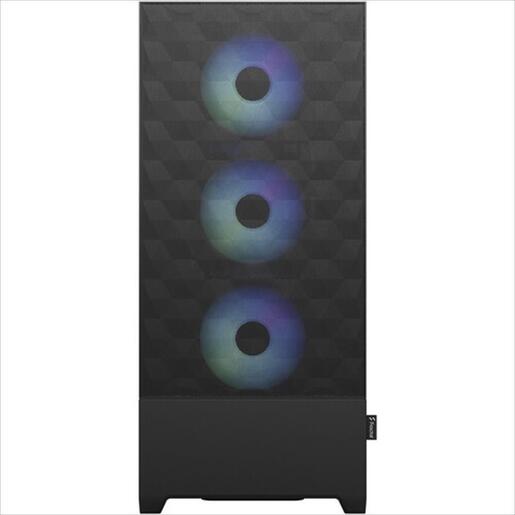 CASE FRACTAL DESIGN E-ATX Mid-Tower Pop XL Air RGB Black, 4x120mm Aspect 12 RGB, w/WINDOW, Front Mesh, FD-C-POR1X-06
