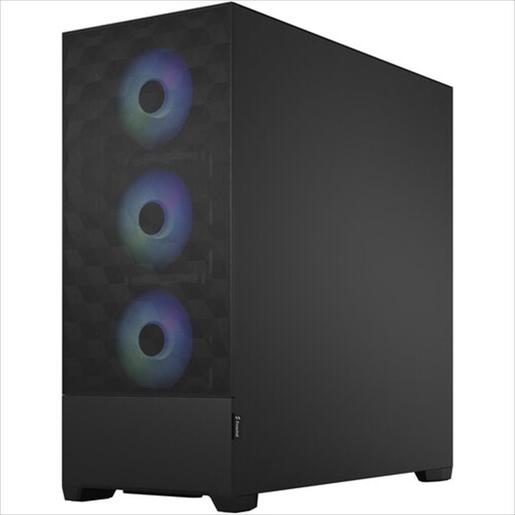 CASE FRACTAL DESIGN E-ATX Mid-Tower Pop XL Air RGB Black, 4x120mm Aspect 12 RGB, w/WINDOW, Front Mesh, FD-C-POR1X-06