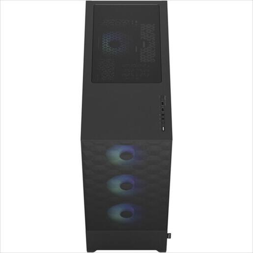 CASE FRACTAL DESIGN E-ATX Mid-Tower Pop XL Air RGB Black, 4x120mm Aspect 12 RGB, w/WINDOW, Front Mesh, FD-C-POR1X-06