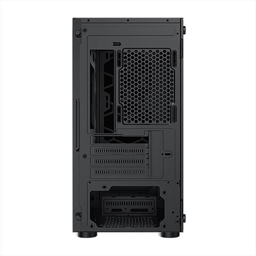 CASE XIGMATEK mATX OREO BLACK w/TG, Meshed Grill FP, 3x120mm X24F FIXED RGB Fan, EN47758