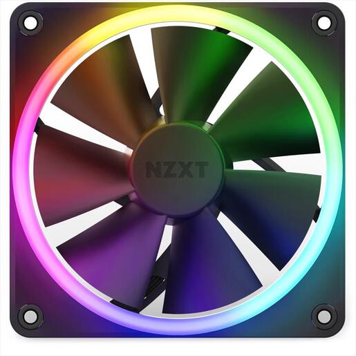 COOLERS CASE FAN 120mm NZXT F120 RGB BLACK , RF-R12SF-B1